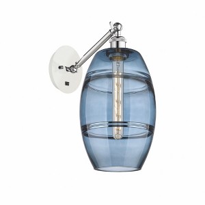 Vaz - 1 Light Arm Adjusts Up and Down Wall Sconce In Industrial Style-9.88 Inches Tall and 8 Inches Wide - 1 of 1