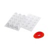 Silikomart Fragola 30 Silicone Mold with 15 Cavities, Each 1.88 Inch x 1.45 Inch x 1.29 Inch High - 2 of 3