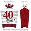 Big Dot of Happiness We Still Do - 40th Wedding Anniversary - Table Decorations - Anniversary Party Fold and Flare Centerpieces - 10 Count - 2 of 4