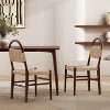 Christopher Knight Home Rhea Rustic Woven Rubberwood Dining Chairs (Set of 2) - 2 of 4