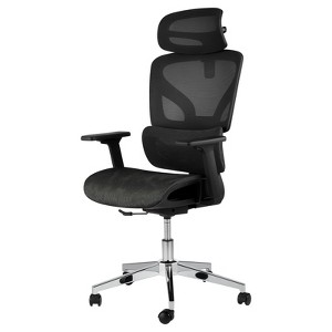 Ergonomic Mesh Office Chair with Footrest,Adjustable Armrests, Dynamic Lumbar Support,High Back Design,Desk Chair for Home Office - 1 of 4