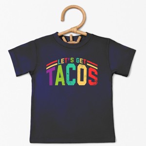 The Juniper Shop Let's Get Tacos Varsity Toddler Short Sleeve Tee - 1 of 4