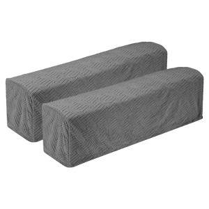 Unique Bargains Twill Stretch Soft Jacquard Non Slip Sofa Armrest Covers - 1 of 4