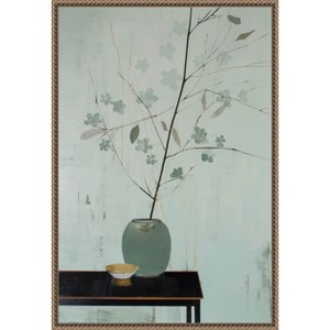 Amanti Art Branch in Vase by Treechild Canvas Wall Art Print Framed 16 x 23-in. - 1 of 4