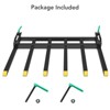 Clamp on Debris Forks to 60" Bucket, Heavy Duty Clamp-On Pallet Fork 4000 lbs Capacity Attachments Fit for Loader Bucket Skidsteer Tractor - 3 of 4