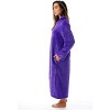 Just Love Womens Plush Zipper Lounger Solid Robe | Long Bathrobe Duster - 2 of 3