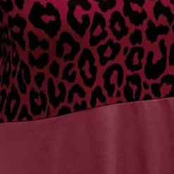 burgundy classic cheetah