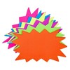 Juvale 60 Pack Neon Starburst Sale Signs for Retail Store Display, Price Tag, Bulletin Board Cutouts for Classroom Supplies (6 Colors, 3 x 5 In) - 4 of 4