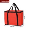 Unique Bargains Non-Woven Fabric Thermal Insulated Cool Warm Reusable Food Storage Bags 4 Pcs - 2 of 4