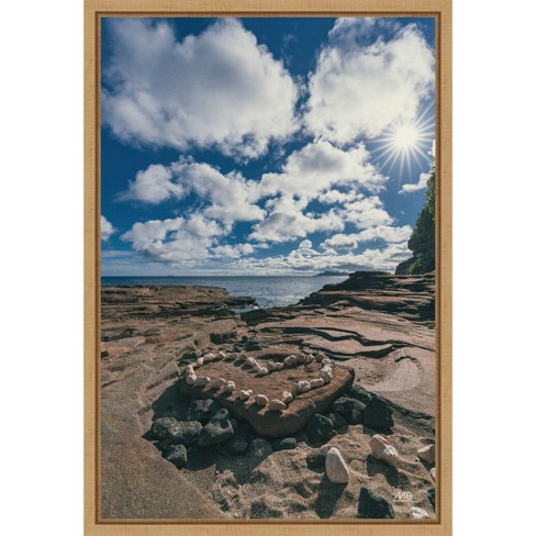 Amanti Art Heart of Hawaii by Max Blakesberg Studios Framed Canvas Wall Art - image 1 of 4