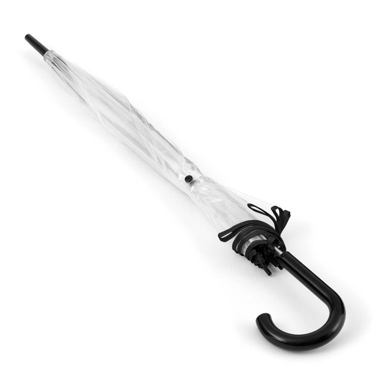 ShedRain Bubble Umbrella - Clear: Auto-Open Solid Plastic Handle, 52" Span, 3 of 4