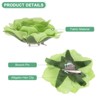 Unique Bargains Fabric Floral Wedding Party Rose Hair Clip Brooch 1 Pc - 2 of 4