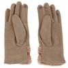 CTM Women's Teddy Synthetic Fleece Touchscreen Winter Gloves - 3 of 3