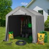 Karl Home | 6 ft. x 6 ft. Gray Portable Storage Shed - 4 of 4