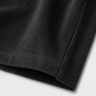 Cat & Jack Kids' 2pk Adaptive Short Sleeve T-Shirt - Cat & Jack™ Black/Black XS: Sensory Friendly, Cotton Blend, Crew Neck, Knit Fabric — фото 4