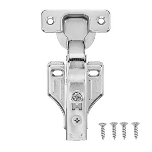 VEVOR Cabinet Hinges, 40 Packs Full Overlay Kitchen Cabinet Door Hinges, 100 Degree Opening Angel Soft Close Concealed Cupboard Hinges, Silver - 1 of 4