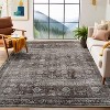 coucheta Vintage Floral Area Rugs for Living Room, Multi-size Washable Low Pile Non Slip Stain Resistant Non-Shedding Carpet, for Bedroom, Dining - 2 of 4