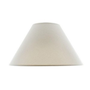 Cal Lighting SH-2002-OW Traditional Shade from Shades Collection in Light Finish, 16.00 inches,Off White Plain Linen - 1 of 4