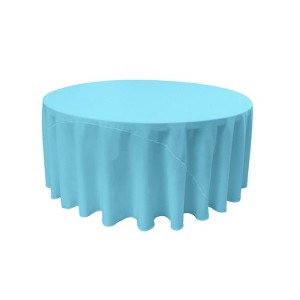 Slickblue Polyester Poplin Round Tablecloth 41 Different Colors 7 Sizes - 1 of 1