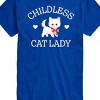 Men's - Instant Message - Childless Cat Lady Kitten Short Sleeve Graphic T-Shirt - 2 of 4
