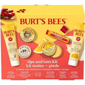 Burt's Bees Tips and Toes Kit - 6ct - 1 of 4