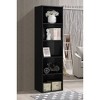 Hodedah 12 x 16 x 60 Inch 5 Shelf Bookcase and Office Organizer Solution for Living Room, Bedroom, Office, or Nursery - 2 of 3