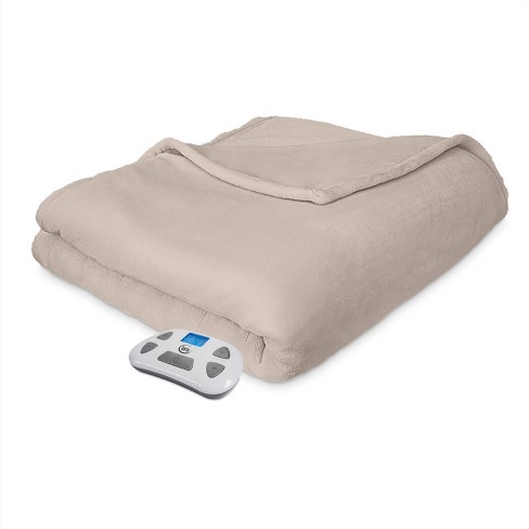 Comfort Plush Electric Bed Blanket, Heated Blanket For Queen Bed