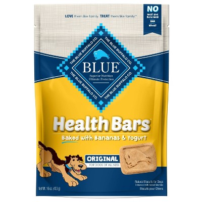 Blue Buffalo Health Bar Banana & Yogurt Dog Treats - 16oz
