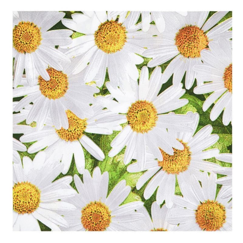 Juvale Juvale 100 Pack Decorative Daisy Floral Paper Napkins, 2-Ply, 6.5x6.5”, Napkins for Bridal Shower, Tea Party, & Wedding, 5 of 10