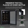 LUMA Comfort Shadow Series Wine Cooler Refrigerator 51 Bottle, Freestanding Glass Door Fridge, Single Zone Wine Refrigerator - 3 of 4