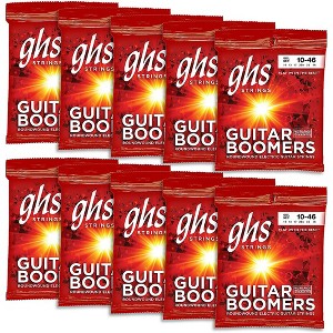 GHS GBL-10 Boomers Light Roundwound Electric Guitar Strings 10-Pack - 1 of 3