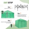 EAGLE PEAK 10'x10' Portable Walk-in Greenhouse with Zippered Doors and Windows, PE Cover - 2 of 4