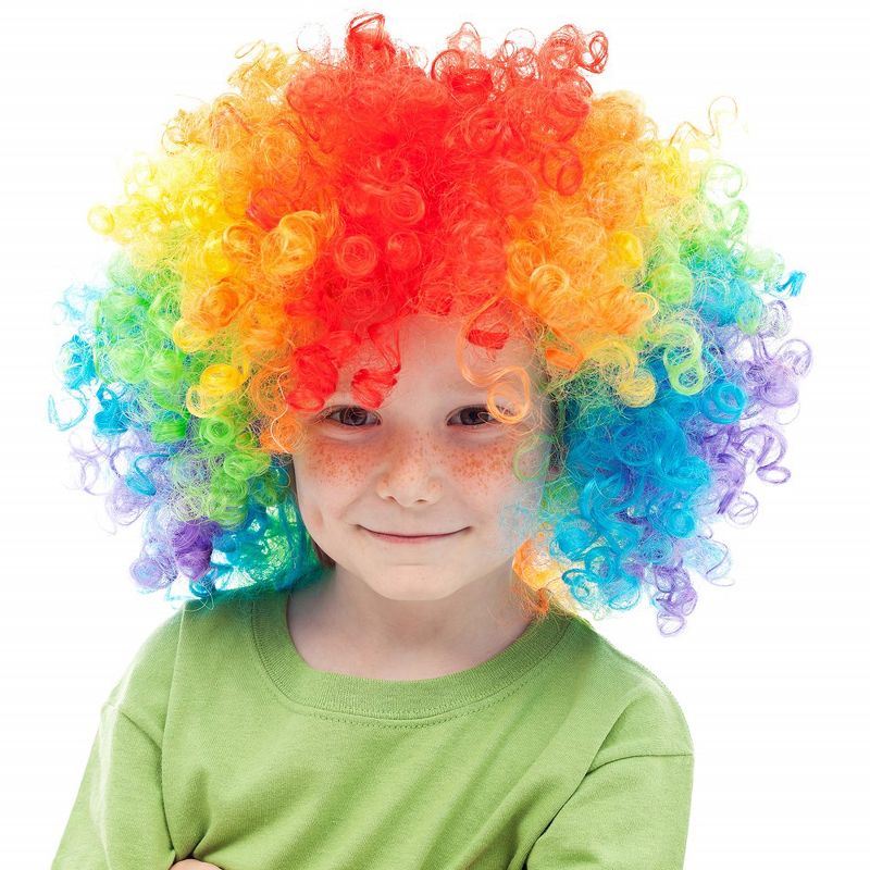 Skeleteen Kids Clown Wig - Multicolor, 1 of 5