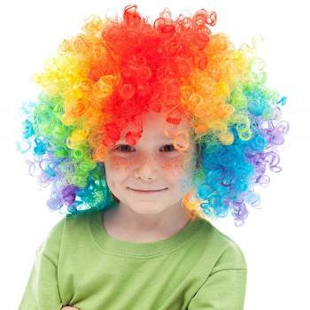Skeleteen Kids Clown Wig - Multicolor