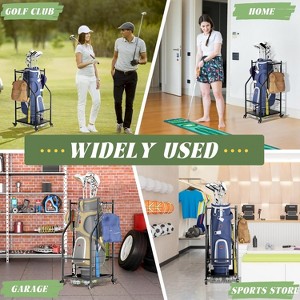 Golf Bag Storage Garage Organizer Fit for Garage,Shed,Basement - 1 of 4