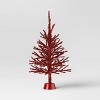 3' Sparse Tinsel Tree Red - Wondershop™ - 3 of 4