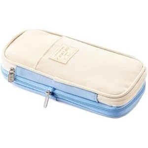 Fmeida Large Storage Pencil Case Pen Bag with Zipper Big Capacity Pouch Organizer for Office Travel Holder Box - 1 of 4