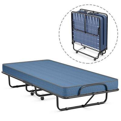 Fold away outlet bed frame