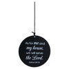 Dicksons Me and My House Black and Silver Tone 35 Inch Aluminum Wind Chime Noisemaker - 2 of 2