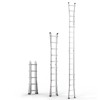 Cesicia 16.7 FT Silver Aluminum Alloy Extension Multi-Function A Frame Telescoping Ladder - 2 of 4
