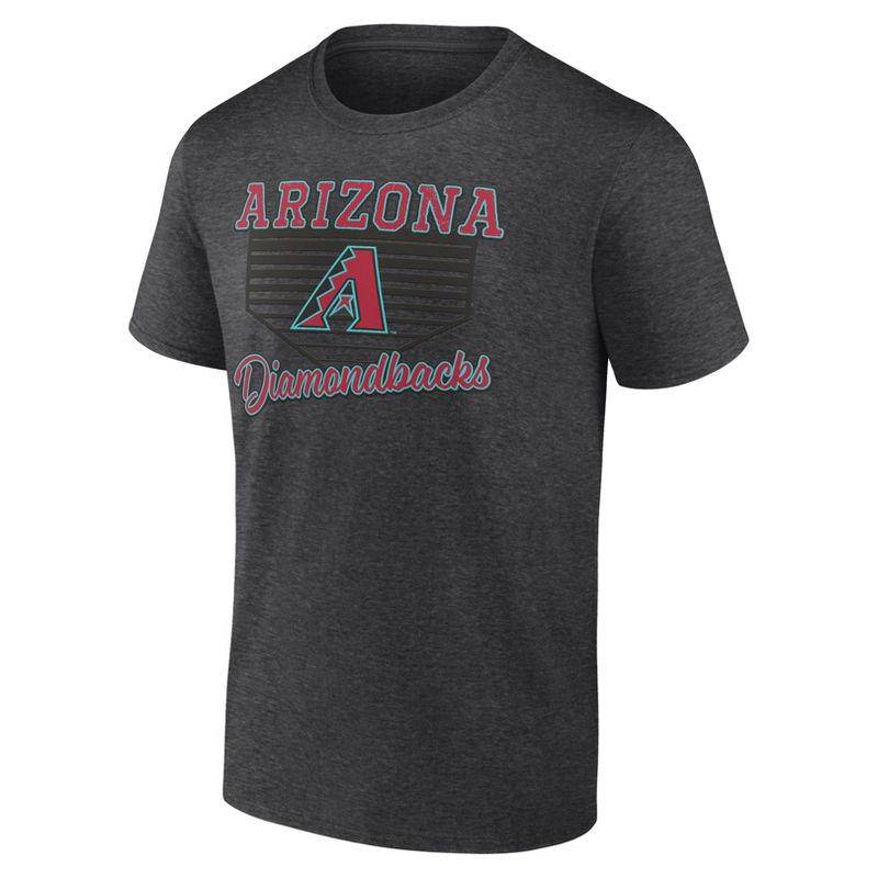 MLB Arizona Diamondbacks Men's Gray Core T-Shirt, 2 of 4
