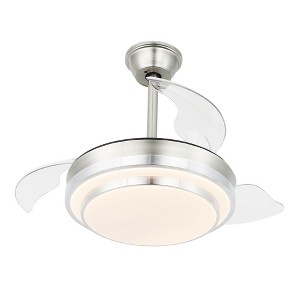 Bella Depot 36" Modern Ceiling Fan with LED Light - 1 of 4