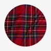 Girls Red Tartan Plaid Nylon Headband - Posh Peanut - 3 of 3