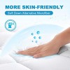 Aoibox Queen Mattress Pad Cover Cooling Pillow Top Down Alternative Fill Deep Pocket 8-21 Inch White Soft Breathable - 4 of 4