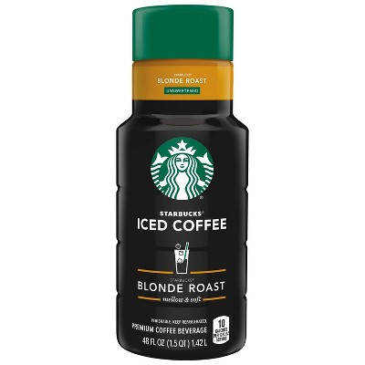 Starbucks Unsweetened Blonde Roast Iced Coffee - 48 fl oz