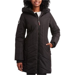 Canada Weather Gear Women's Puffer Jacket with Hood and Faux Fur Trim - Cozy Long Winter Coats for Women (S-XL) - 1 of 4
