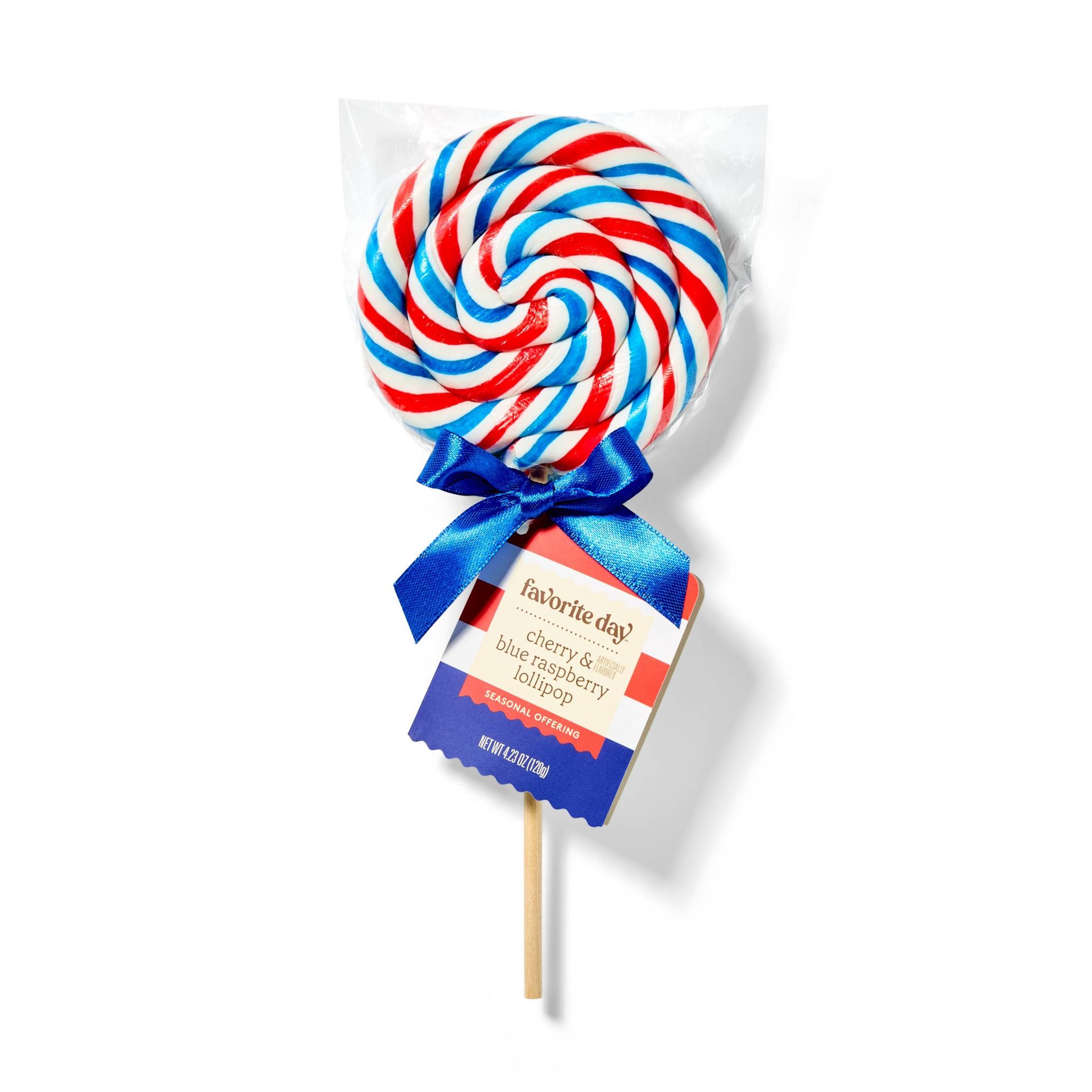 Red, White & Blue Lollipop Candy - 4.23oz - Favorite Day™