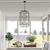 Airsurfer 18" 8-Light Geometric Chandelier - Industrial Adjustable Pendant for Dining/Living Room (No Bulbs) - 3 of 4