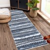 Washable Vintage Printed Rug Non Slip Low Pile Rug Soft Throw Floor Cover Foldable Indoor Carpet for Living Room Bedroom Playroom - 2 of 4