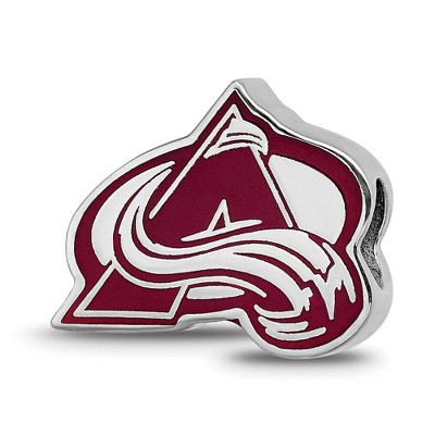 Black Bow Jewelry Sterling Silver Colorado Avalanche NHL Bead Charm